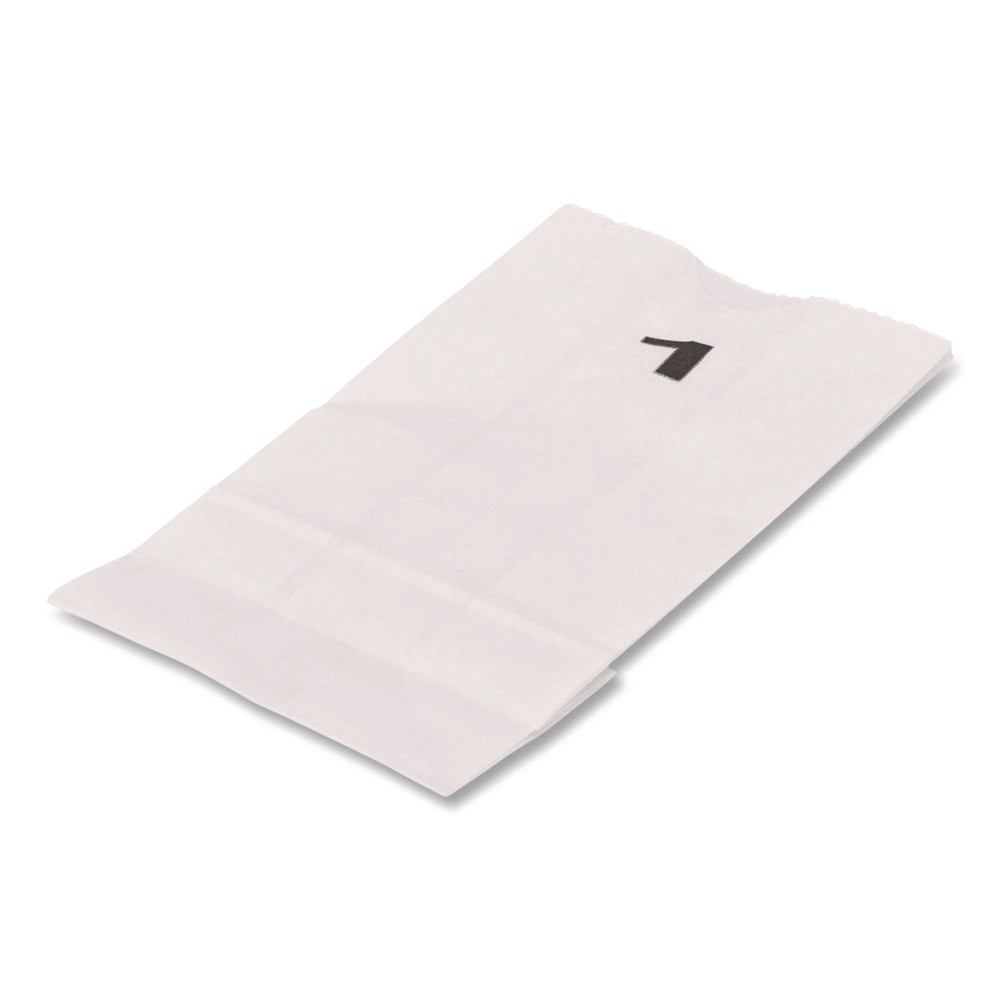 Ross & Wallace Paper Products GWHT1500 3.5"x2.25"x6.63" Paper Bag - W 500/BD New
