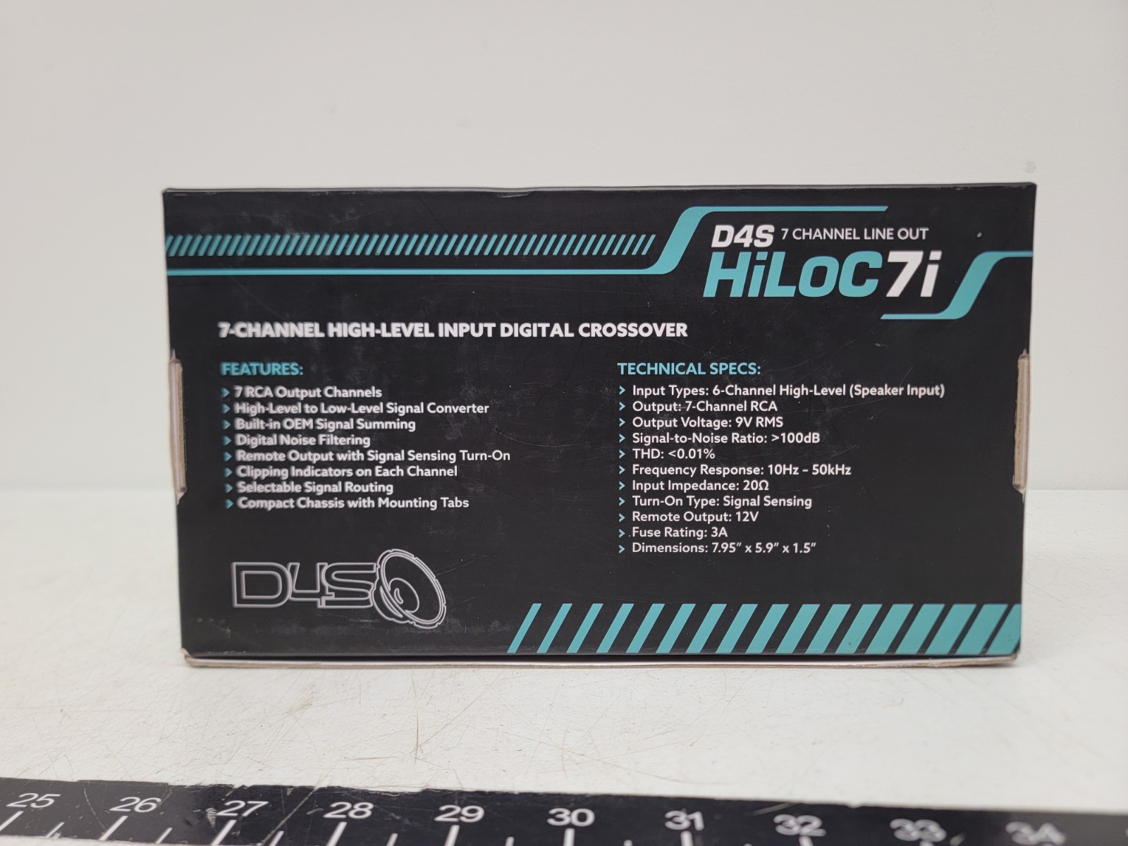Down4Sound D4S HiLoC7i 7-Channel High Level Input Digital Crossover