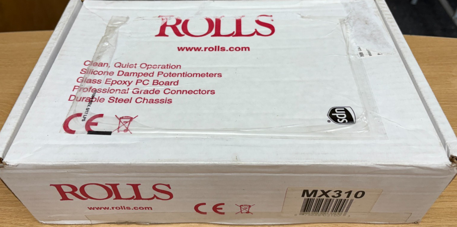 Rolls MX310 Three Channel Microphone Mixer