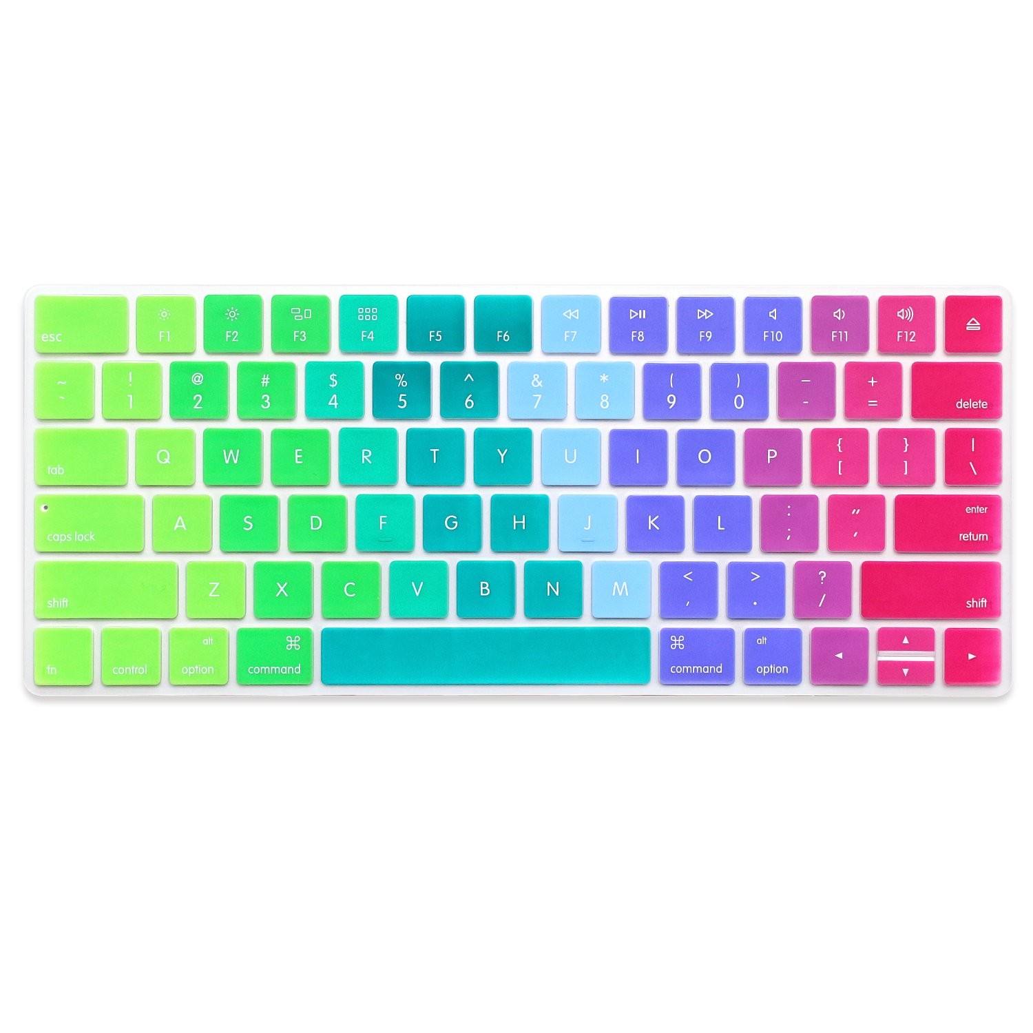 ProElife Ultra Thin Silicone Keyboard for Magic (MLA22LL/A), Rainbow