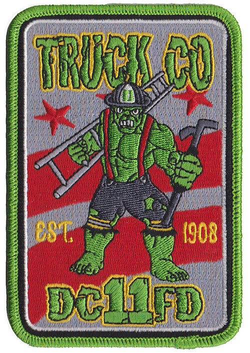 DCFD *NEW DESIGN*  DC11FD & New Colors Est 1908 Truck 11 Fire Patch