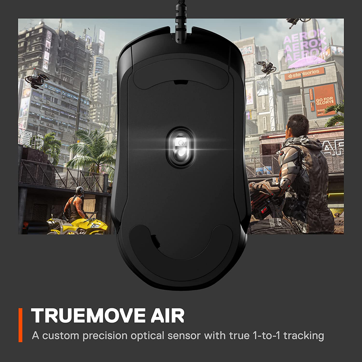 Rival 5 Gaming Mouse with Prismsync RGB Lighting and 9 Programmable Buttons – FP