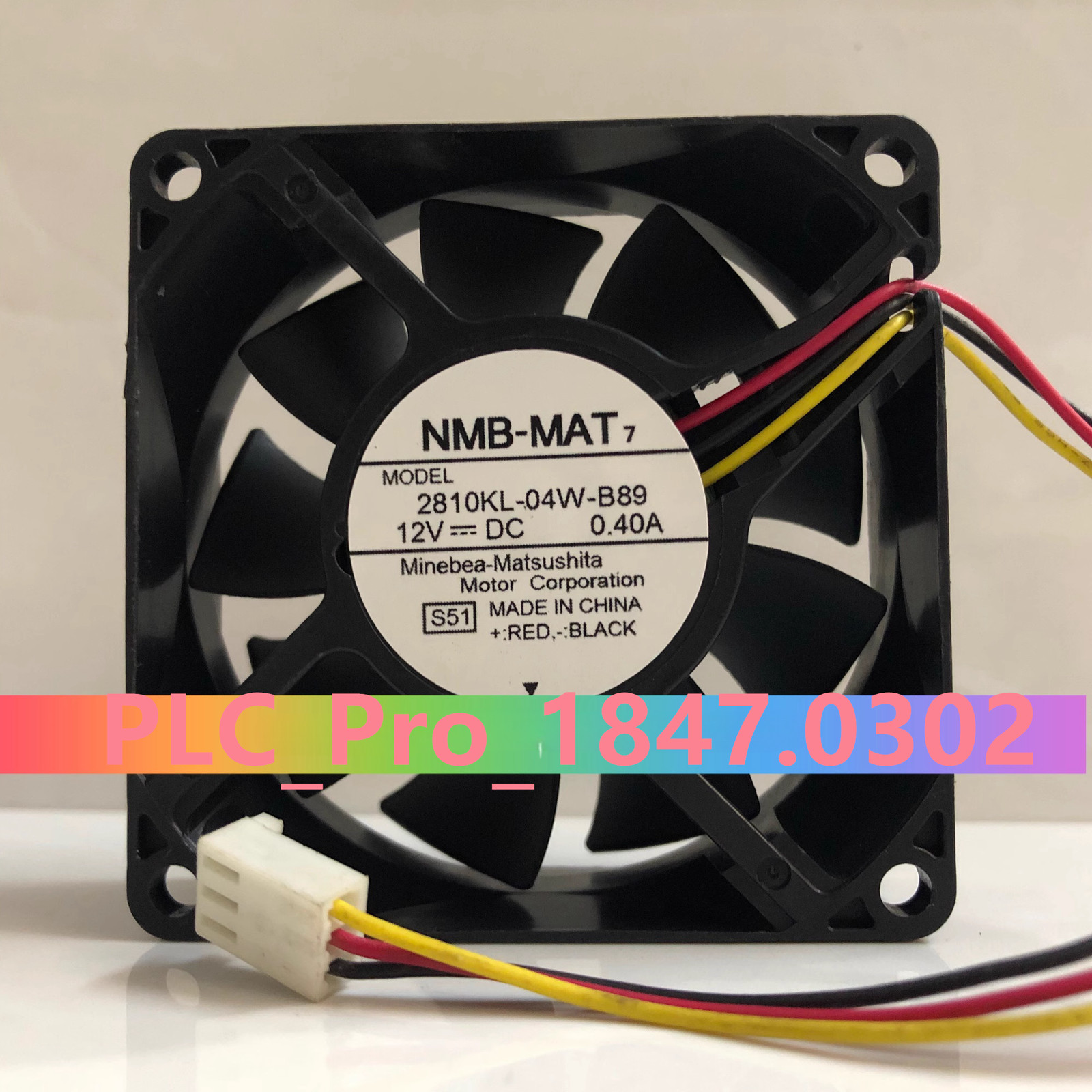 1PCS Brand New NMB 2810KL-04W-B89 cooling fan 7CM 7025 12v 0.4A  Fast delivery