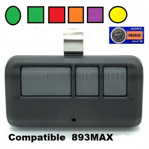 For 893MAX Remote Garage Door Opener New Comp Liftmaster Craftsman Chamberlain