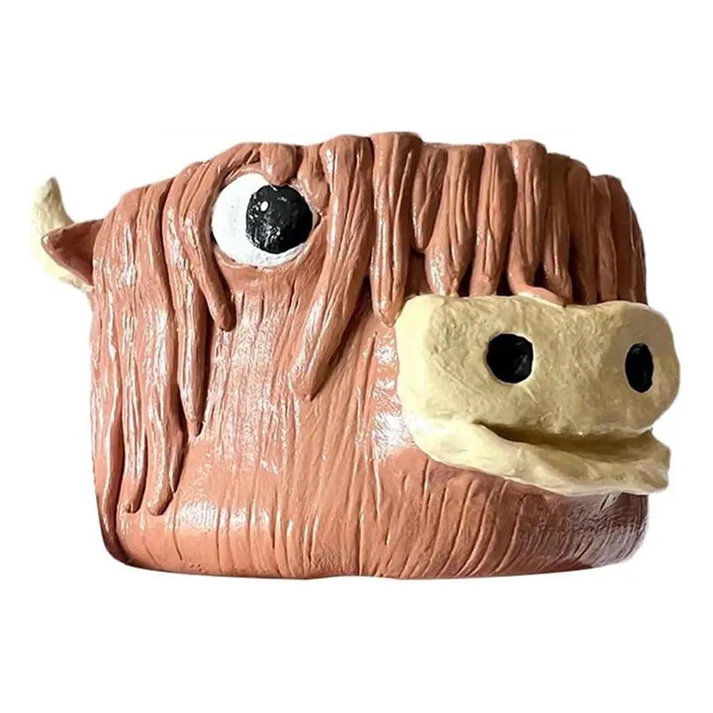 Crochet Bowl for Yarn Cow Shape Storage Bowl for Knitting Crochet Skeins V7V9