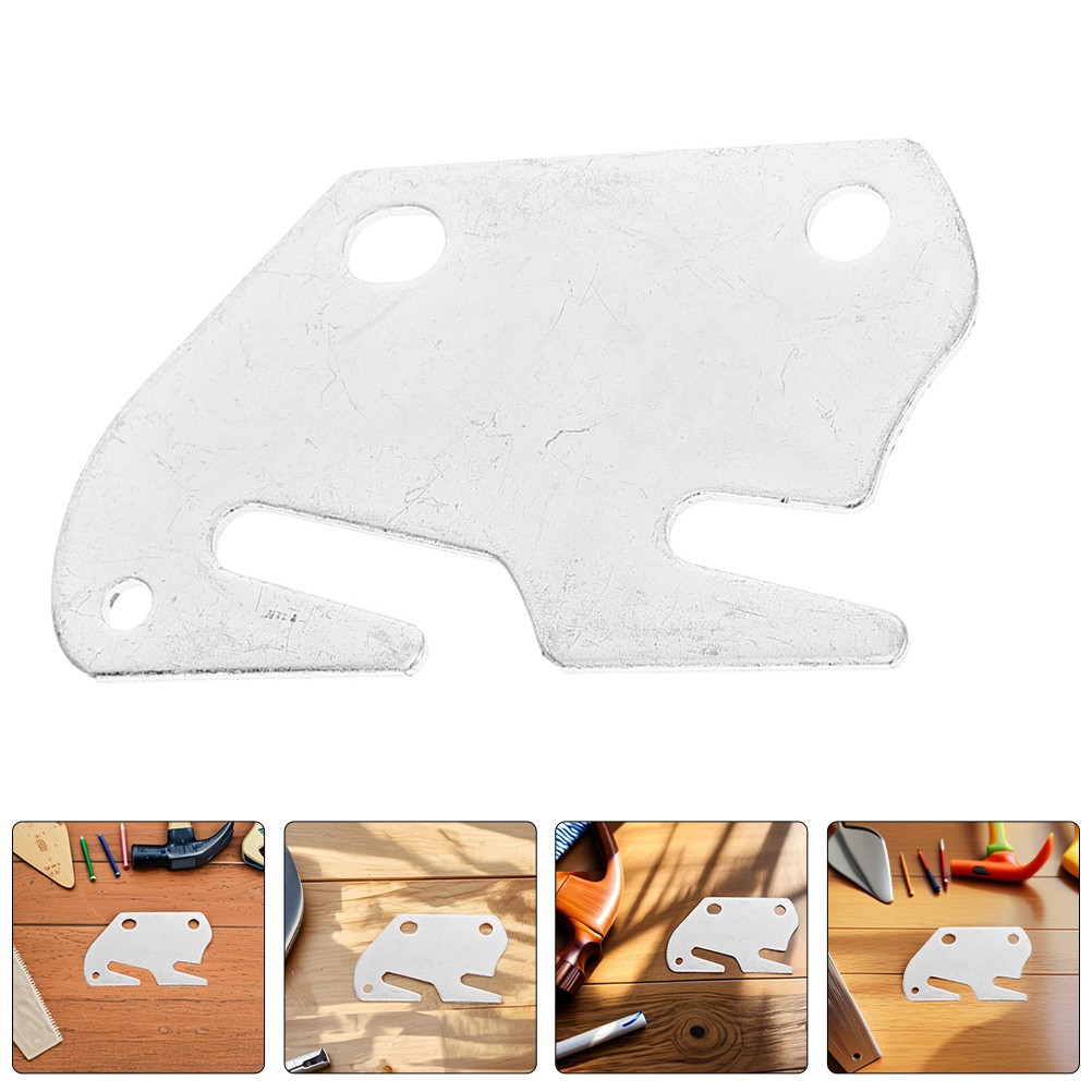 4Pcs Reliable Silver Bed Hardware Brackets for Universal Bed Frame Fixing