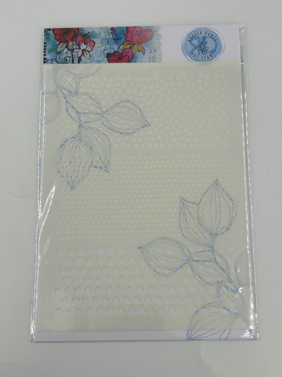 Rubber Dance Art Stamps Mini Ink Dots Stencil S012 Scrapbooking Craft
