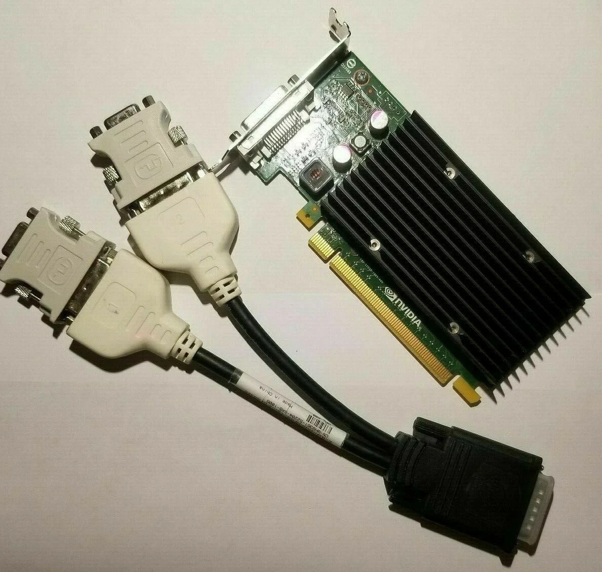 HP Dell Optiplex 3010 7010 9010 SFF  DT VGA DVI Dual Monitor Graphics Video Card
