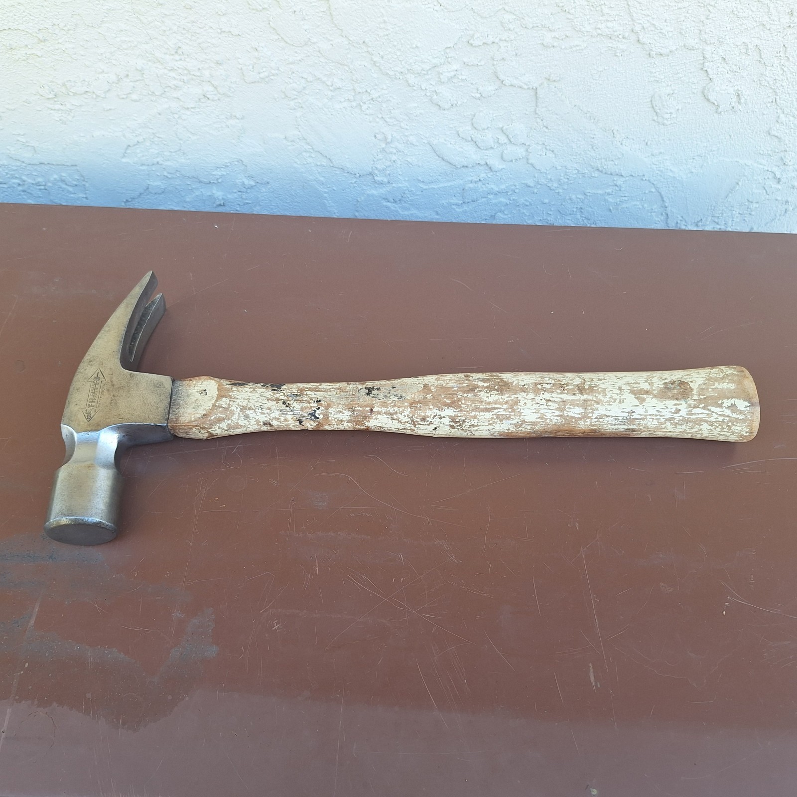 Vintage Stiletto Straight Claw Framing Hammer Smooth Face Solid No Play
