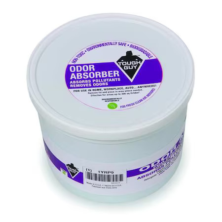 Tough Guy 1Yrp9 Odor Absorber Gel Sponge, Size 1 Lb., Pk6