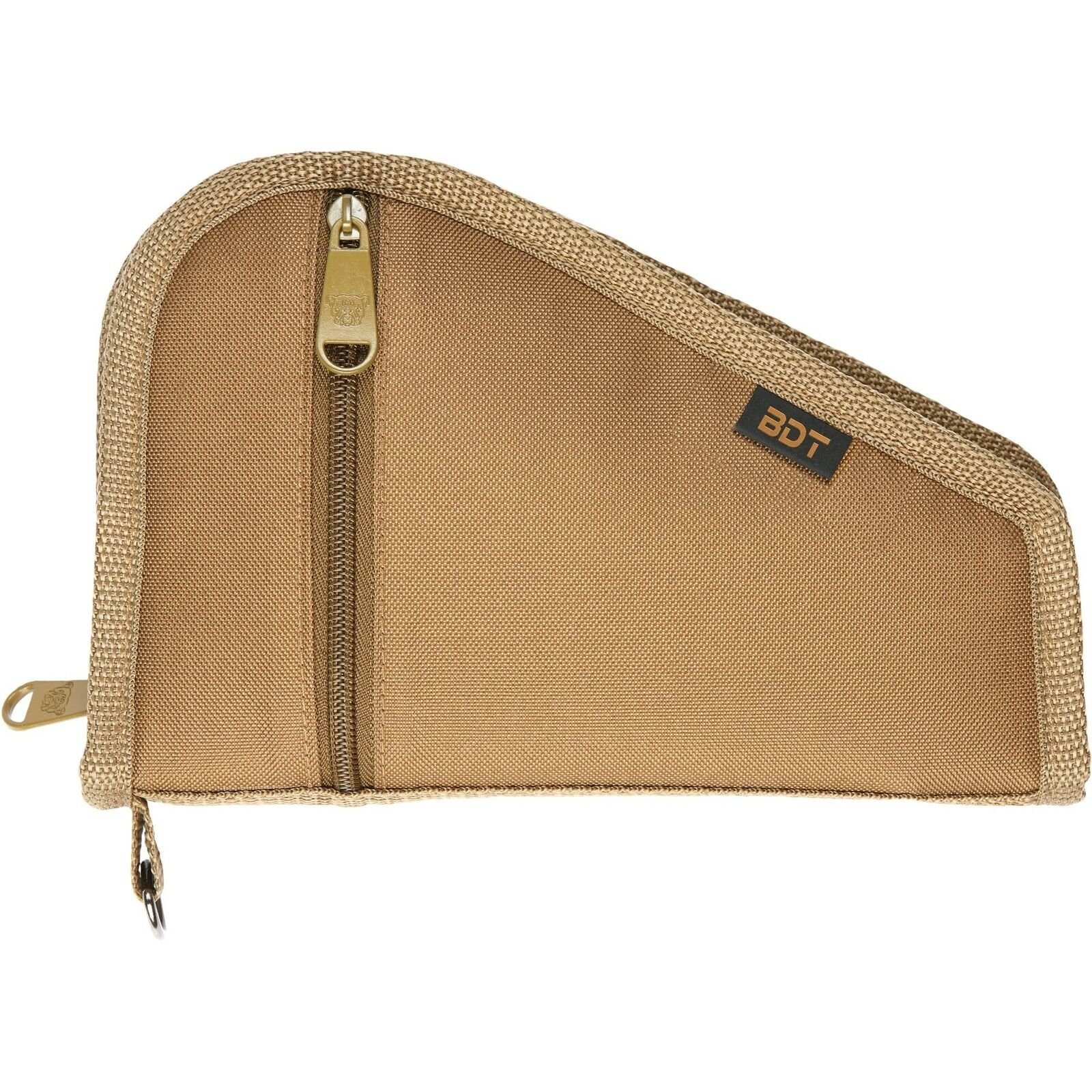 Bulldog Cases BDT619T: Deluxe Pistol Case W/Pocket and Sleeve - Tan (9"X6")