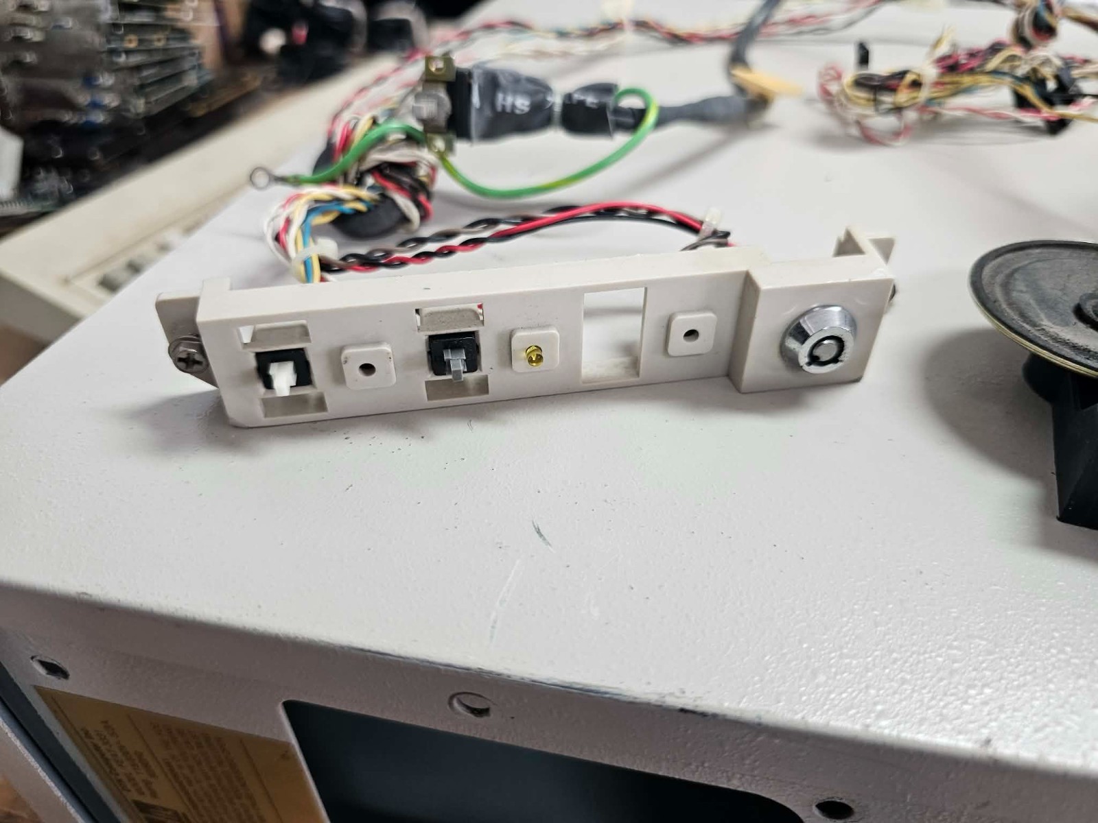 Tested Working DTK Computer FEAT-331 Full Size PC AT Power Supply & Front Panel