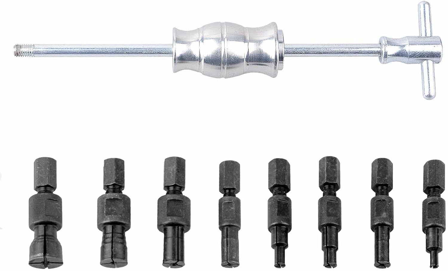 Heavy Duty 9pc Internal Bearing Puller Kit with Slide Hammer 8-32mm