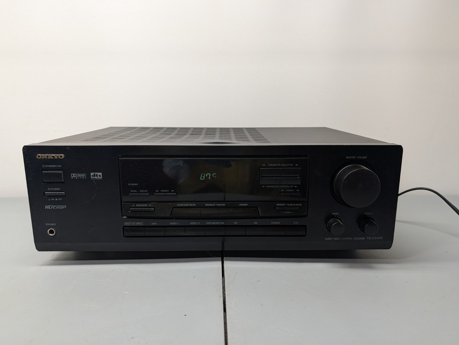 Onkyo TX-DS474 Receiver HiFi Stereo 5.1 Channel Home Theater Vintage Audio Phono