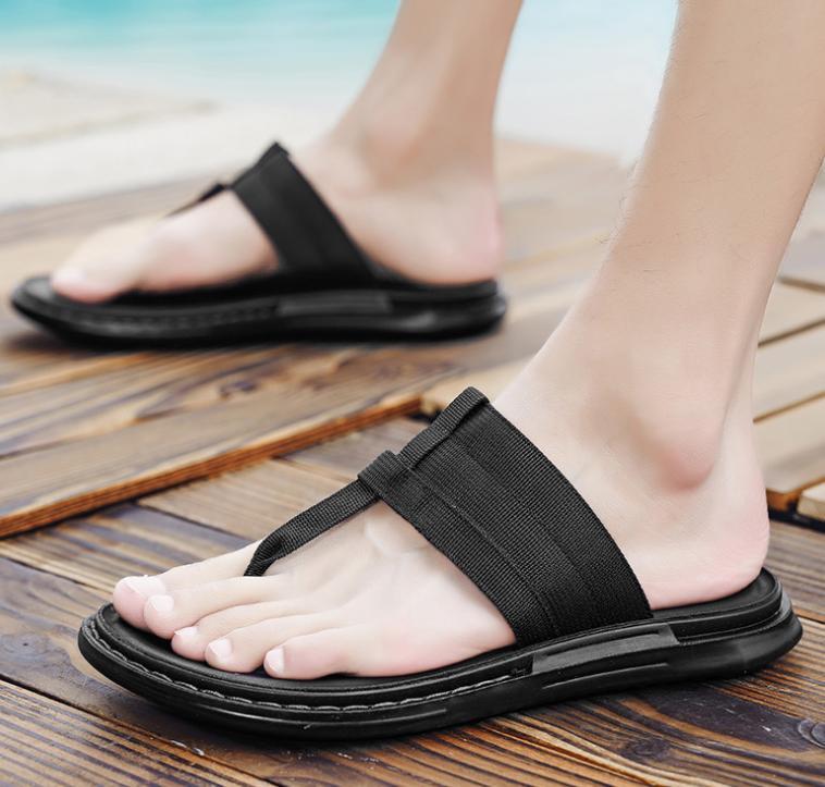 Mens Summer Clip-toed slippers Outdoor Creepers Soft Daily Outdoor Beach Shoes