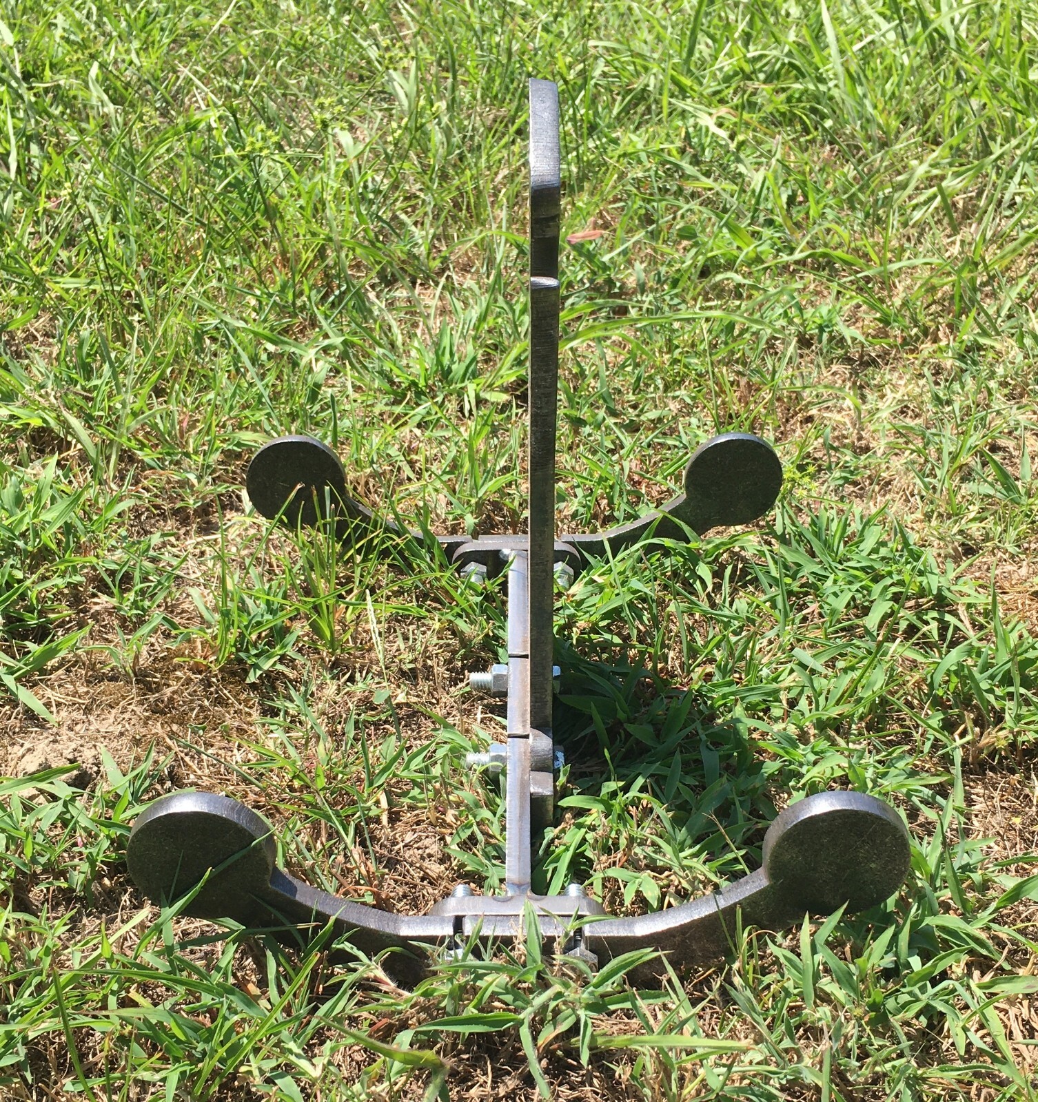 3/8" AR500 Prairie Dog Rocking Ground Stand - Hardened Steel Shooting Target