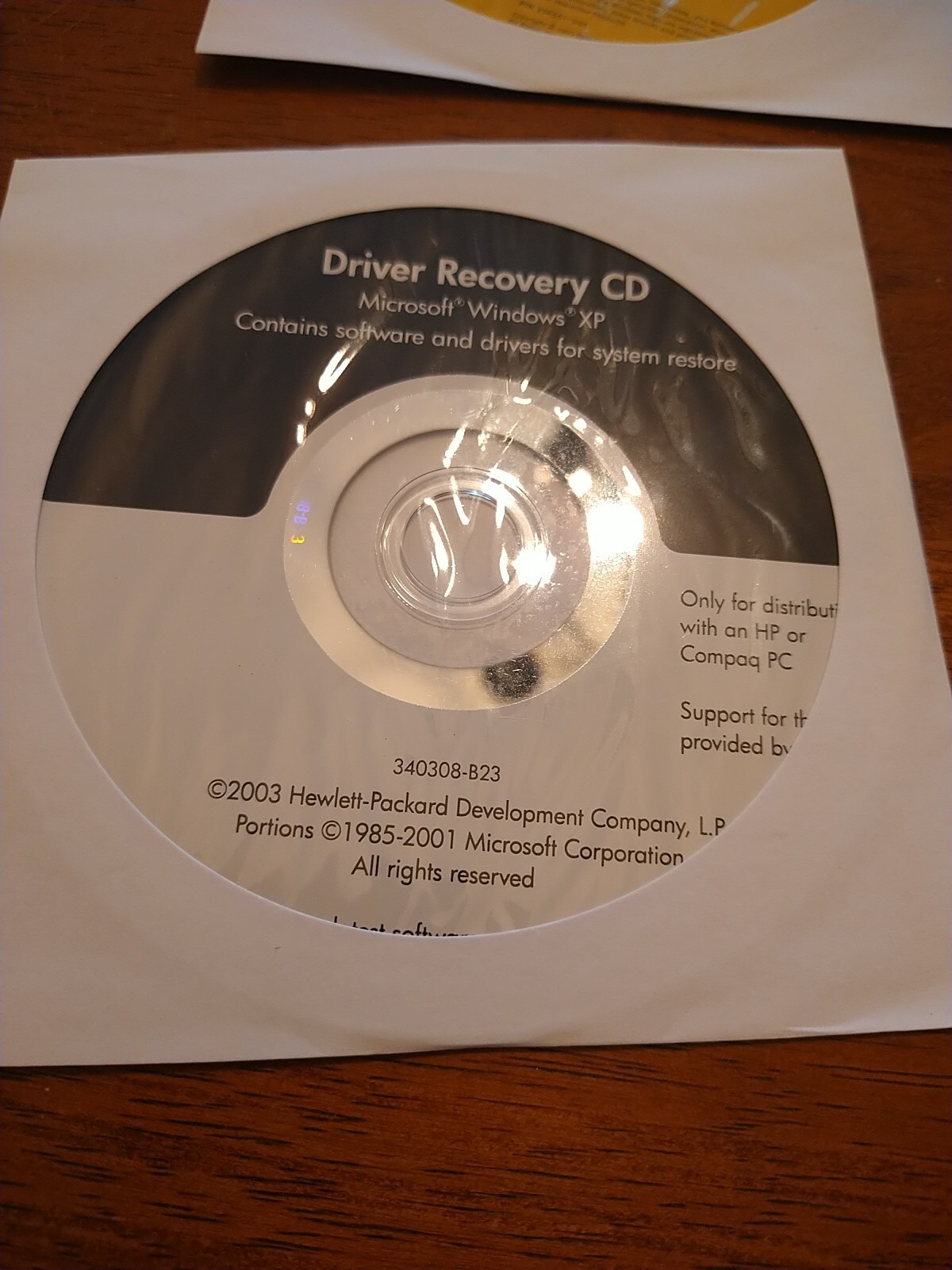 Compaq Notebook Series 2003 , Works 7.0, Documentation Library, Recovery Disc