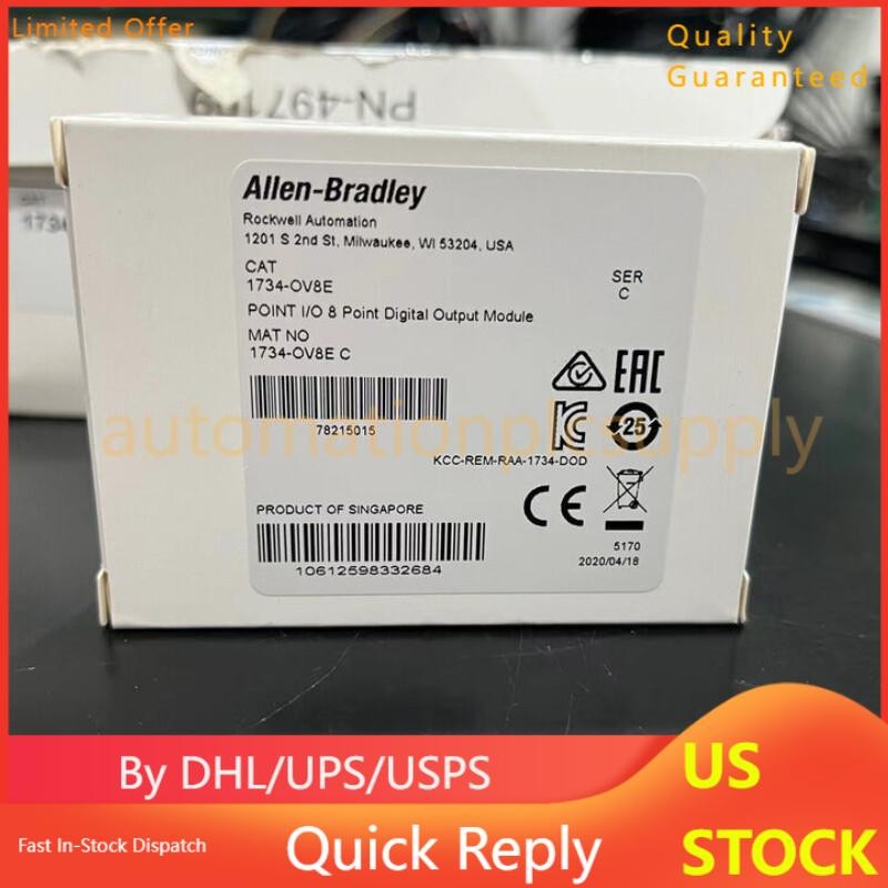 1734-OV8E POINT I/O 8 Point Digital Output Module Brand AB  US Free Tax