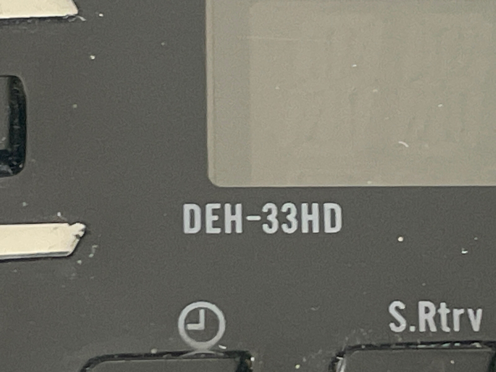 PIONEER DEH-33HD CAR STEREO ONLY PIONEER DEH-33HD FACEPLATE ONLY OEM🟠