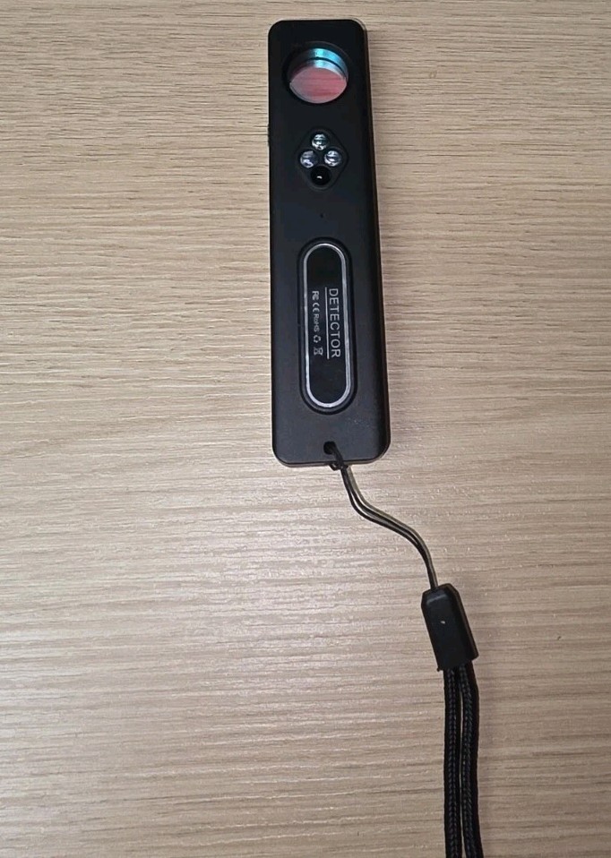 Hidden Camera Detector Bug Finder Anti-Spy RF GPS Tracker 5-Level Black