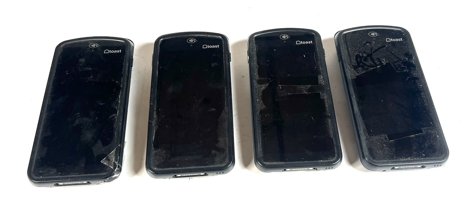 FOR PARTS LOT Of 4 Toast Flex POS Go 2 Handheld Tablets MPN: TG200