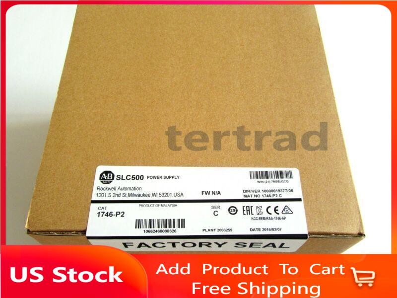 New Original Factory Sealed Allen Bradley 1746-P2 ** Chassis Power Supply PLC.