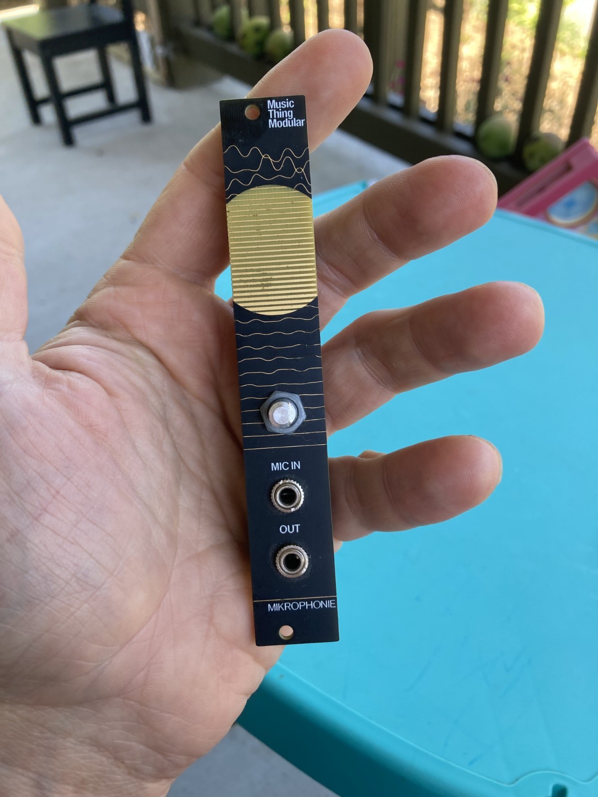 Music Thing Modular Mikrophonie Contact Mic Module