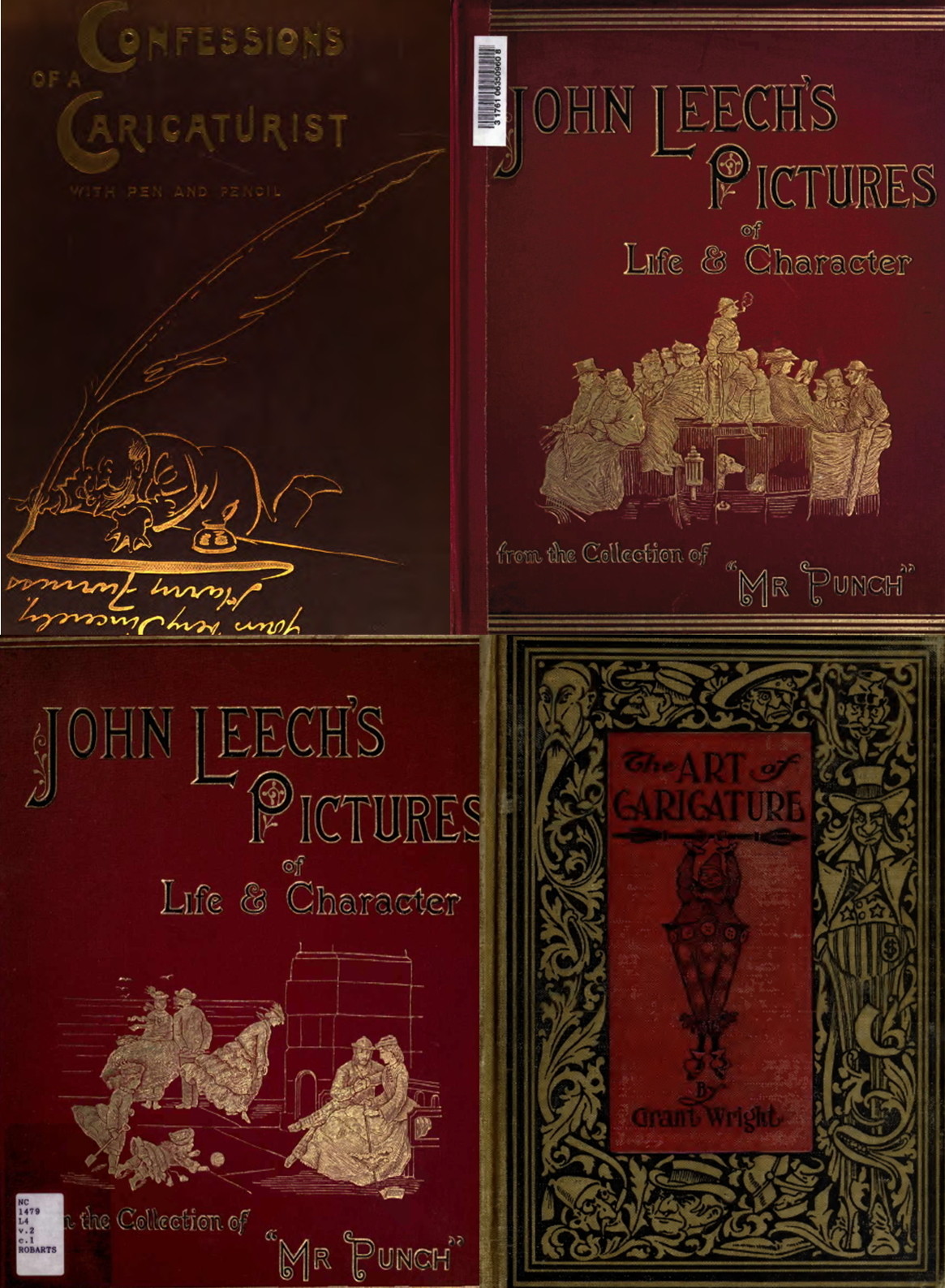 231 Old Books on Caricature Cartoon Drawing Animation Humor Art History on USB