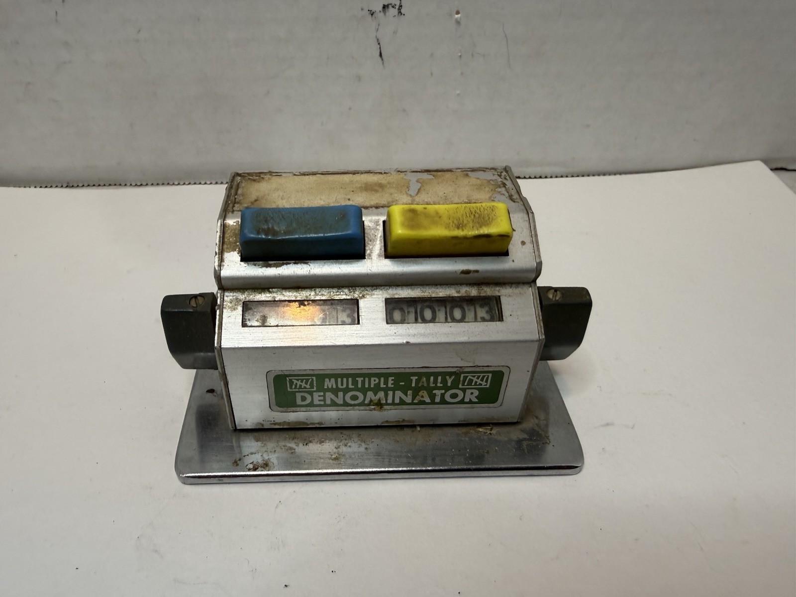 Tally Denominator Counter 4 Digit X2 Made In USA The Denominator Company, Inc.