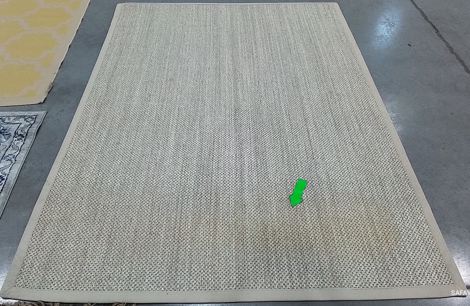 MARBLE / BEIGE 6'-0" x 8'-0" Stained Rug, Reduced Price 1172799852 NF143C-68