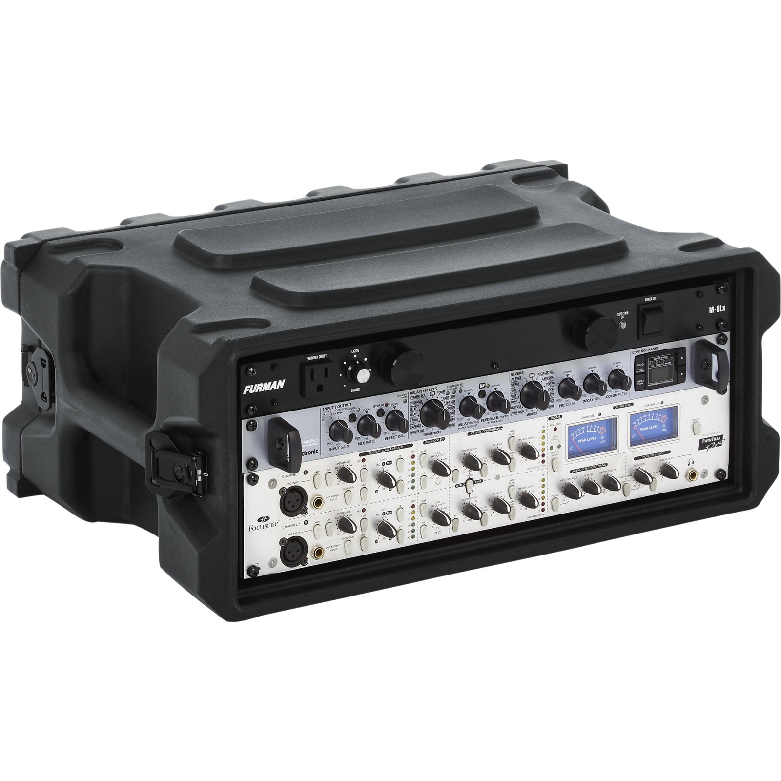 Gator G-PRO 4U 13" Deep Molded Audio Rack Case