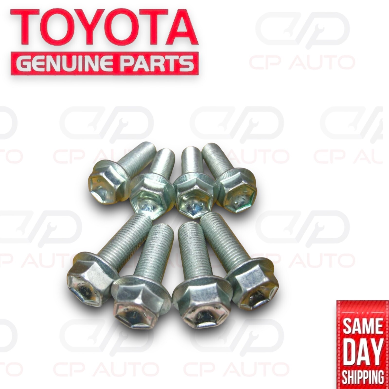 96 - 02 TOYOTA 4RUNNER FRONT LOWER BALL JOINT BOLTS 14MM OEM QTY 8 NEW