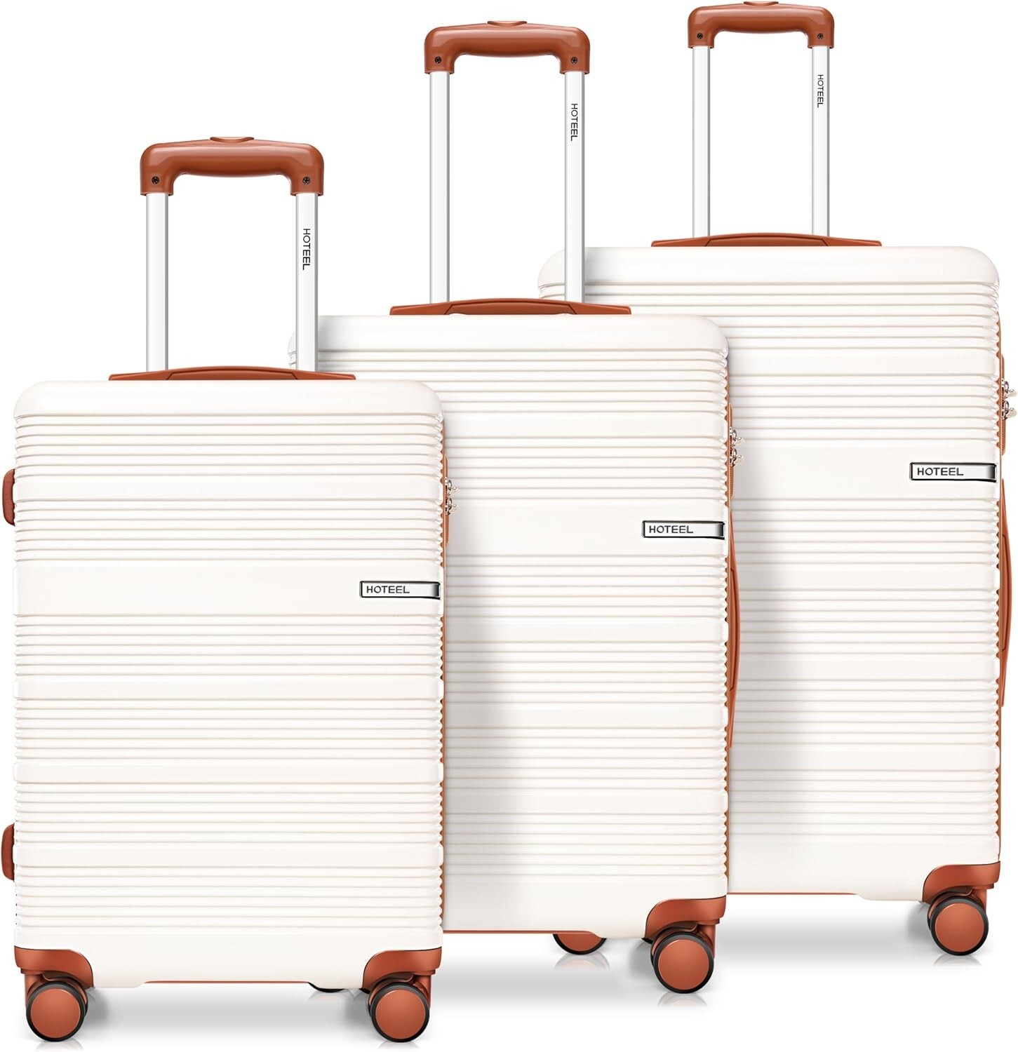 Luggage Sets 3 Piece, Suitcases with Wheels, Hardshell Suitcase Set, PC+ABS NEW