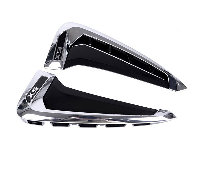 Style Side Air Fender Shark Gills X5M Logo For BMW X5 F15 X5M F85 14-18