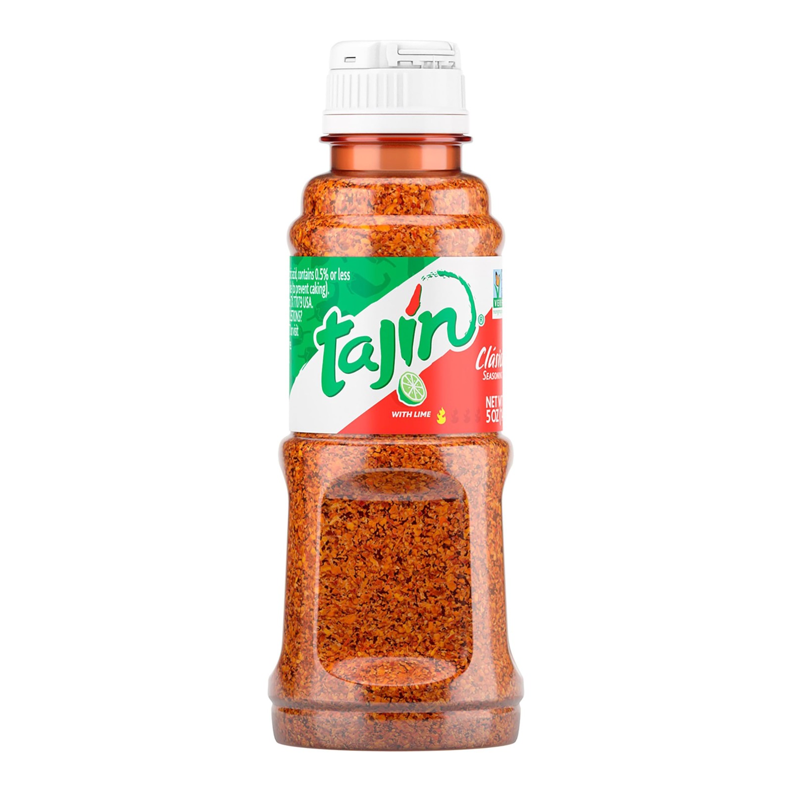 Tajin Clásico Chile Lime Seasoning 5 oz (Pack of 1) 5 Ounce 1), red