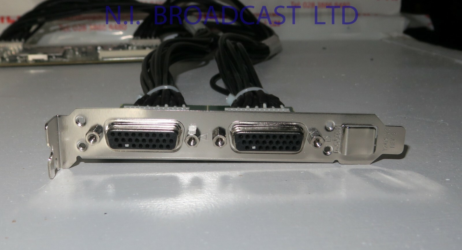 Matrox xmio2/24/5000 card with breakout cable developer card  full working ord