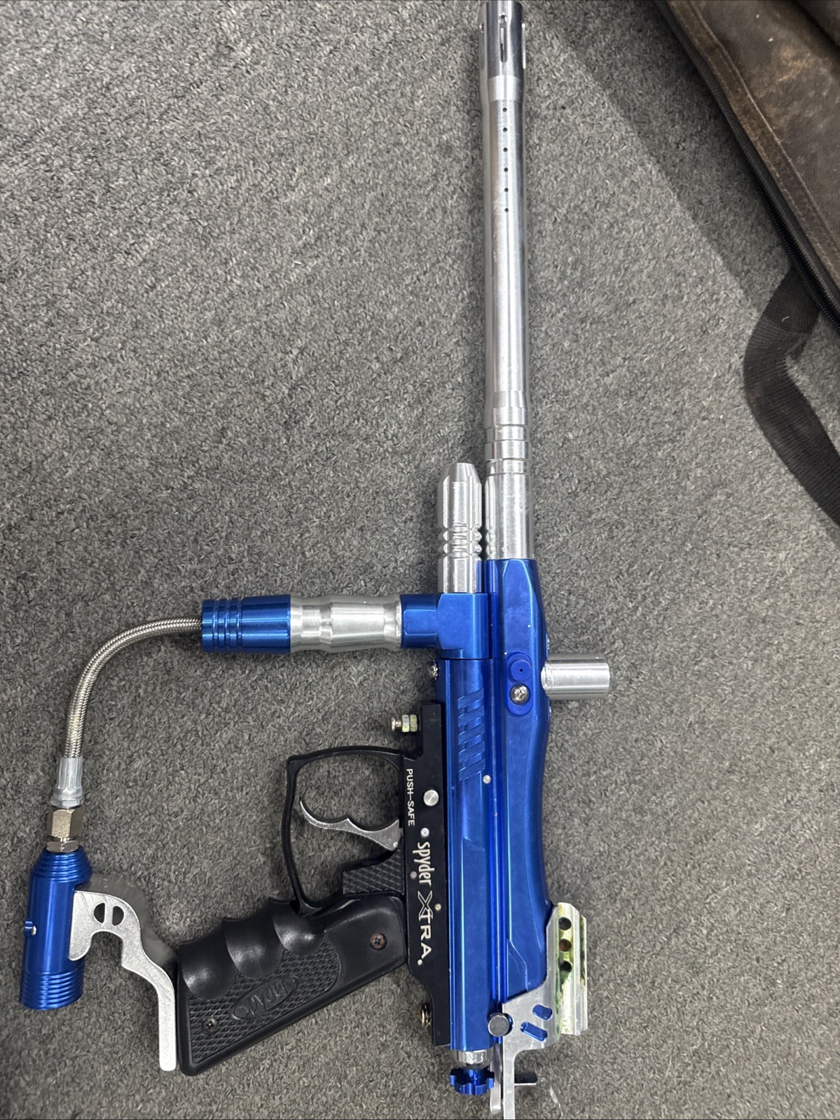 Spyder Xtra Paintball Gun Marker -  Blue And Silver