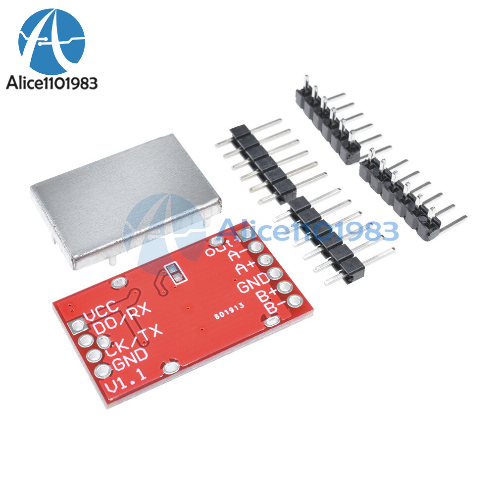 Weighing Sensor AD Module Dual Channel 24-bit A/D Conversion HX711 Shieding AL