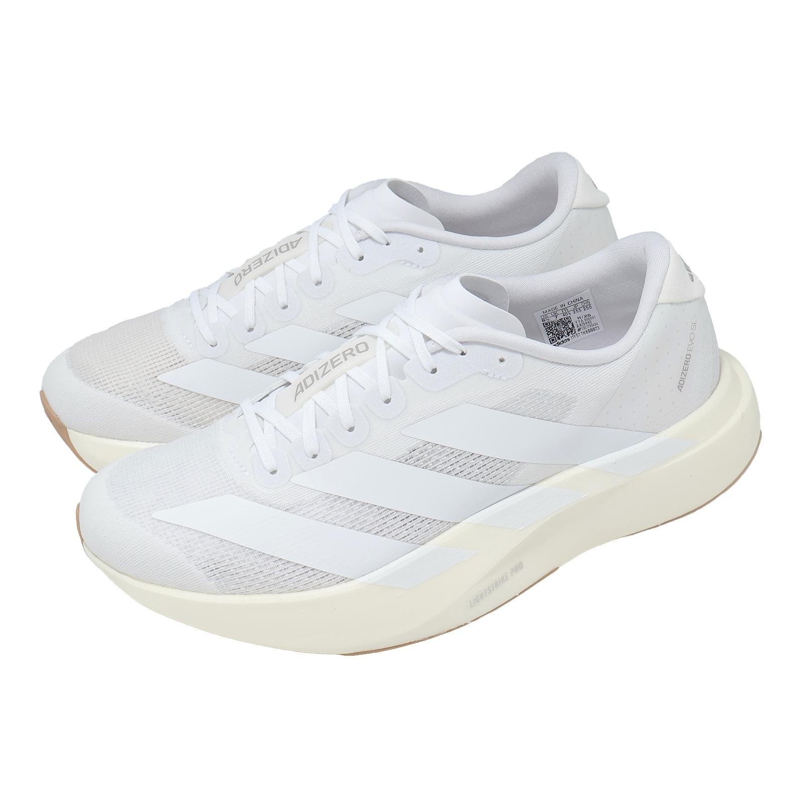 adidas Adizero Evo SL W White Warm Sandstone Women Unisex Road Running KI9440