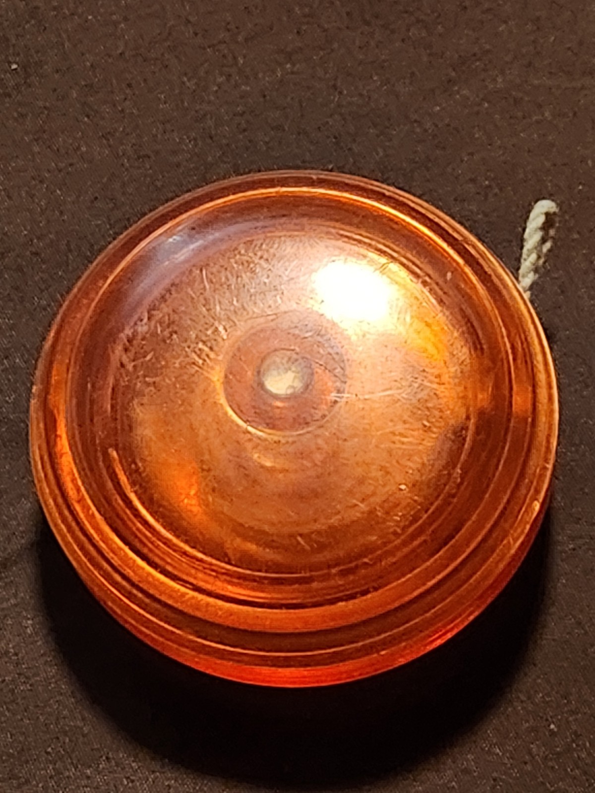 Vintage Duncan Imperial Yo-Yo Transparent Orange