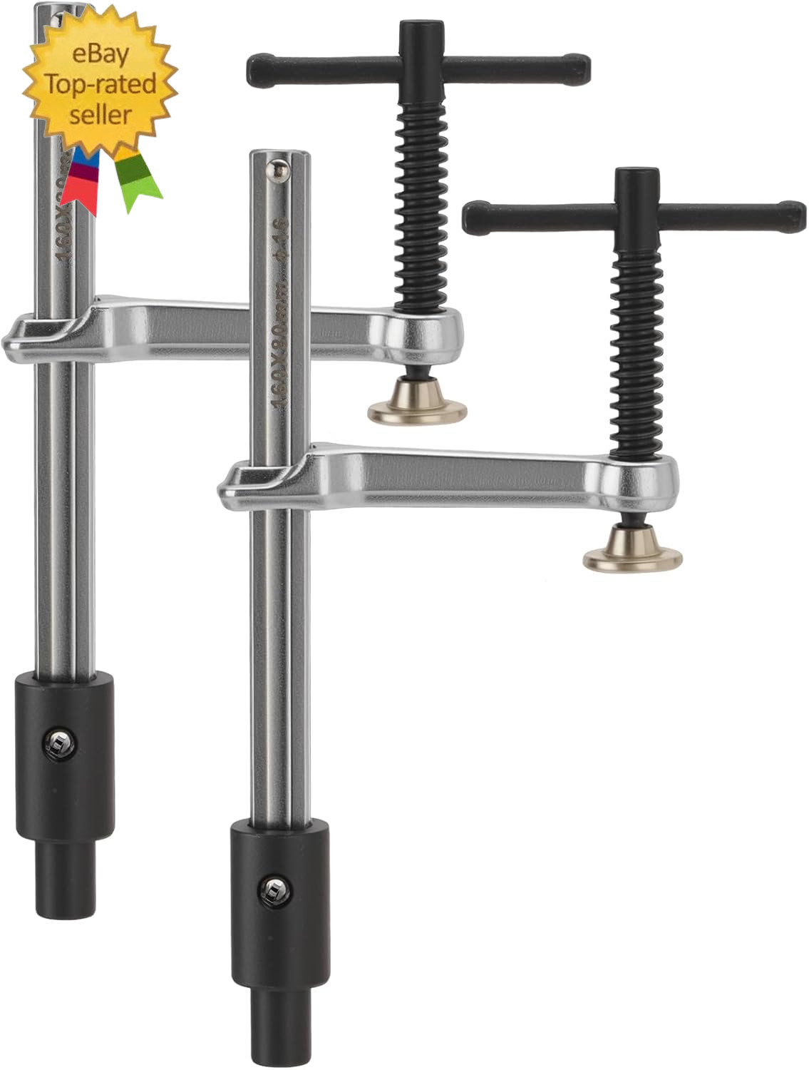 2-Pack Welding Table Clamps - 6.5" Opening Capacity for 5/8" (16Mm) Holes
