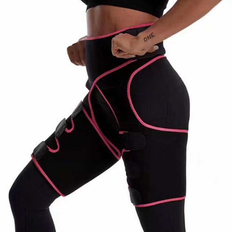 3 in 1 Waist Leg Sweat Band Fitness Yoga Body Shaper Slimming Belt Unisex Train