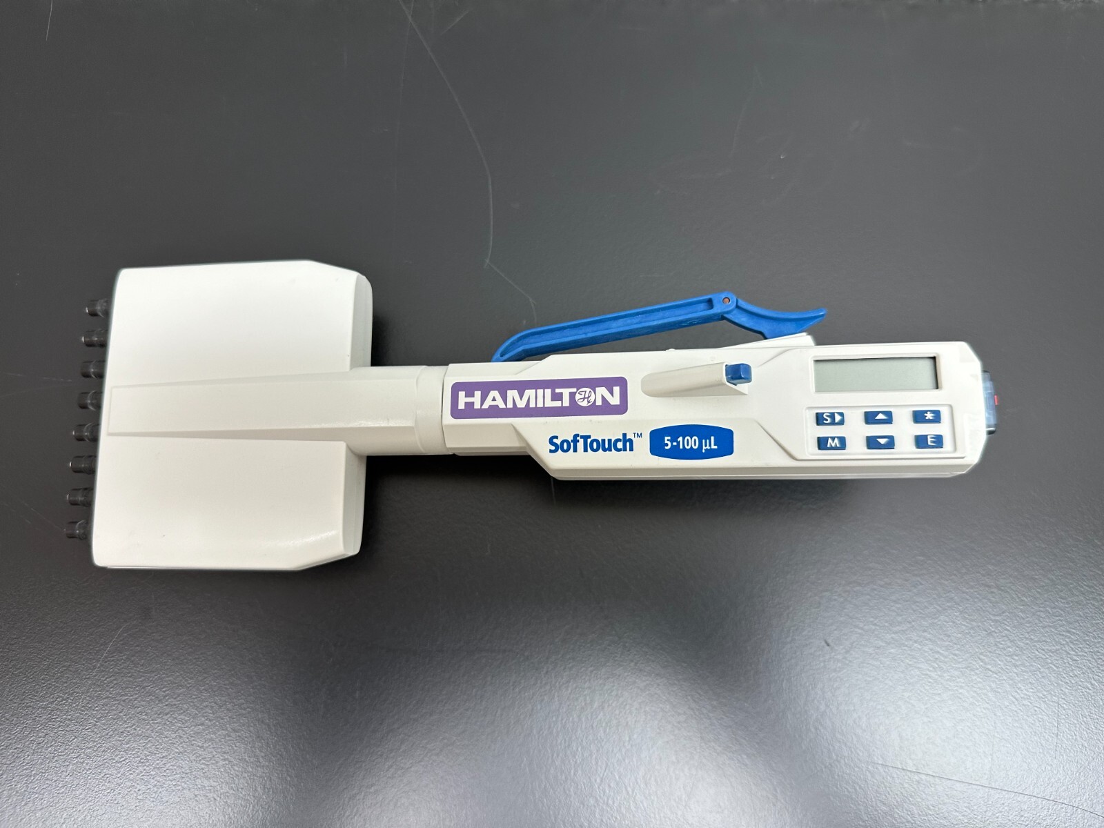 Hamilton SofTouch 5-100uL 8 Channel Electronic Pipette with WARRANTY