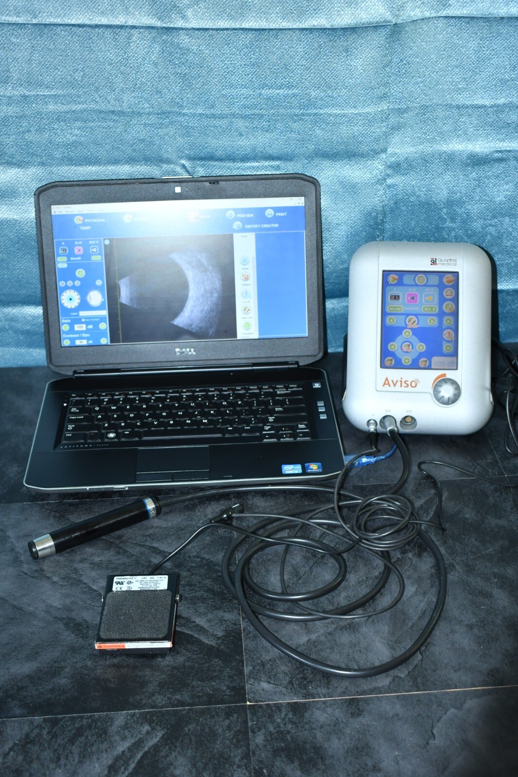 Quantel Medical Aviso A and B scan Ultrasound complete
