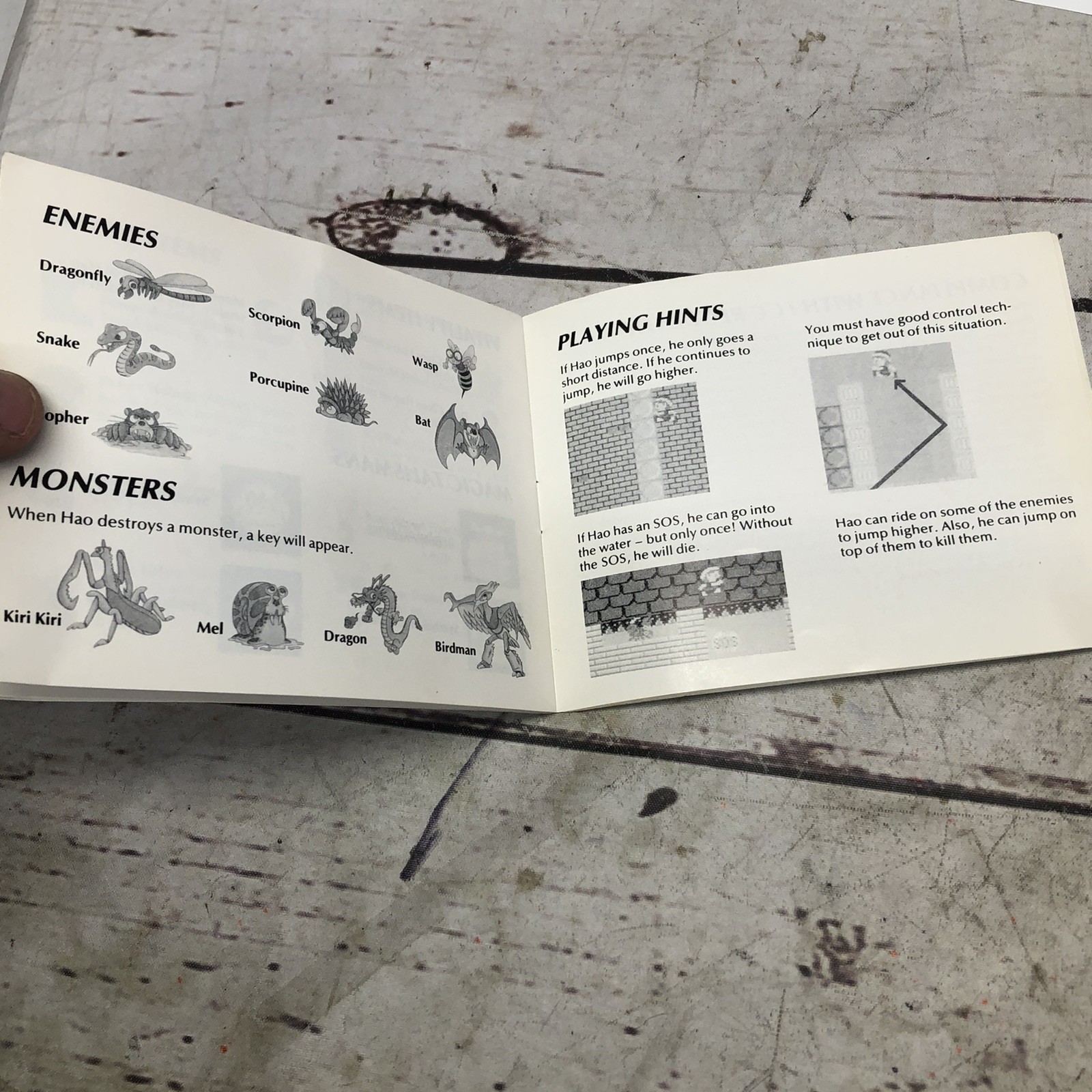 Mystery Quest Manual Only Nintendo NES