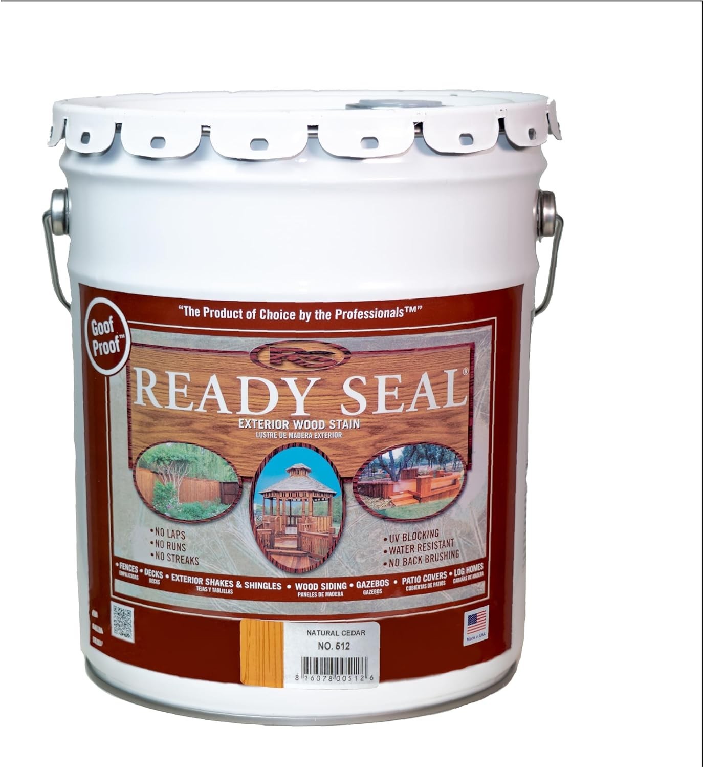 Ready Seal Natural Cedar 5 Gallon 35lb - 512