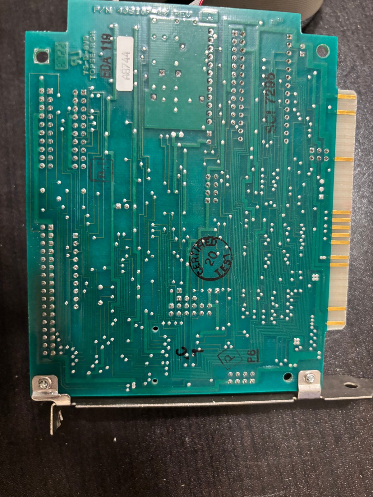 Vintage Adaptec Hard Drive controller card PC/XT ISA with cables
