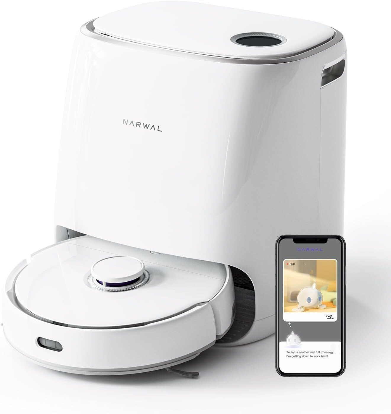 NARWAL Freo Robot Vacuum & Mop Combo Cleaner Self-cleaning Auto Washing & Drying