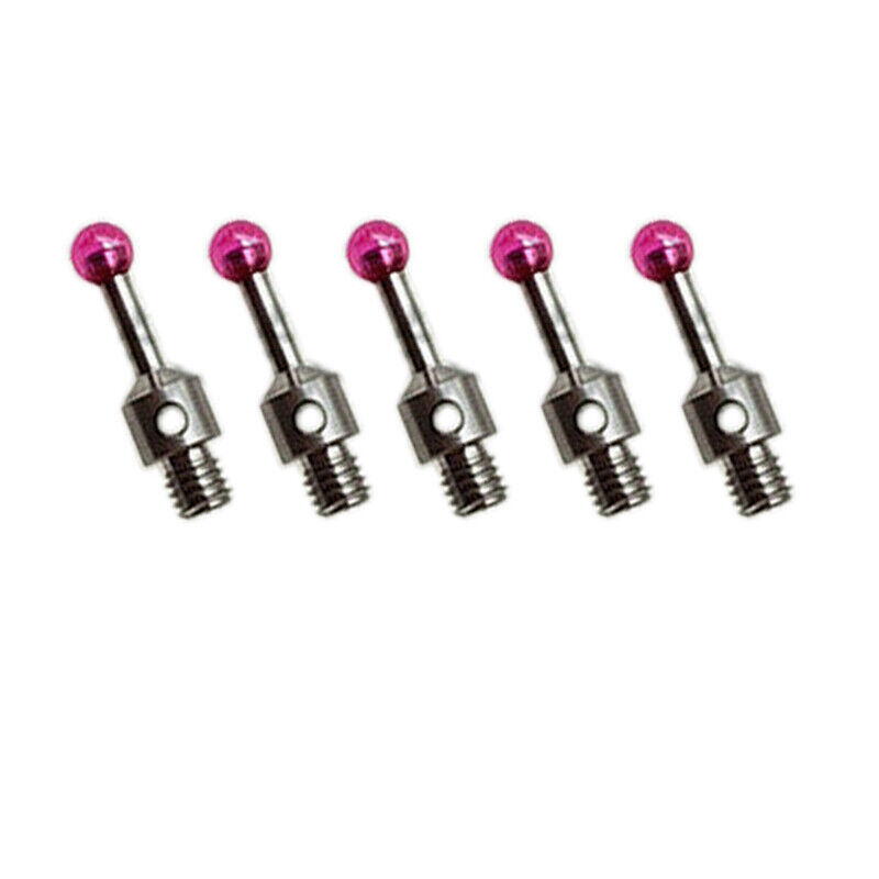 CMM Machine Touch Probe Stylus Ceramic Stem M3 Thread 6mm Ruby Ball Length 10mm