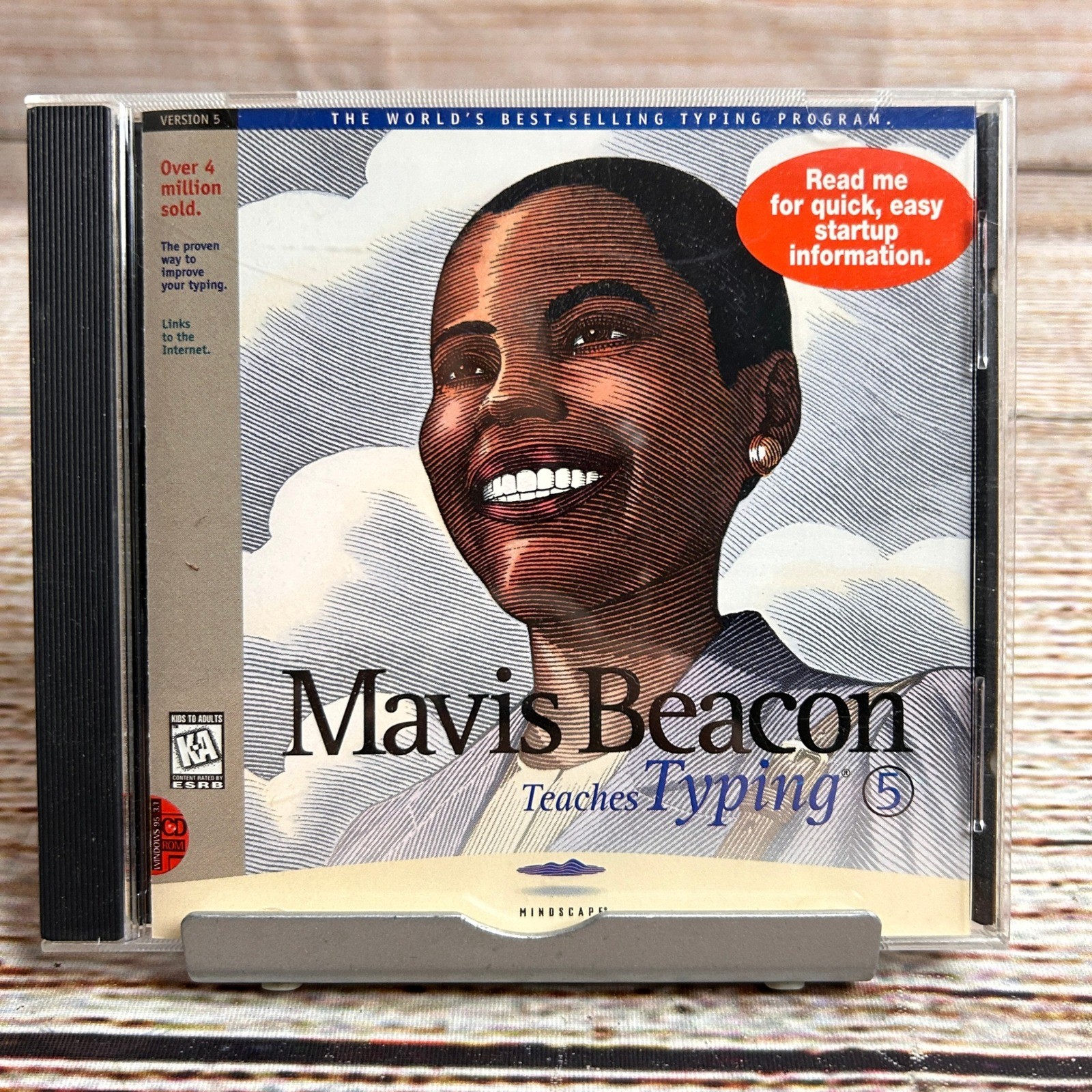 Mavis Beacon Teaches Typing Version 5 Windows 95 3.1 Vintage PC CD-ROM Mindscape